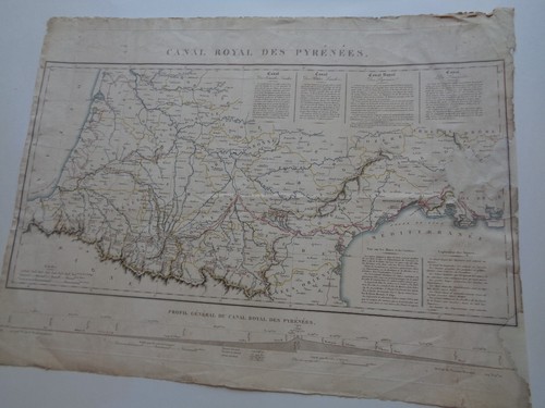 Carte canal royal des - carte,