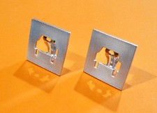 Bijou étain argenté Biche de