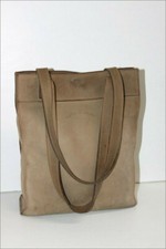 CHARLES & CHARLUS France Sac Shopping  Croûte De Cuir Teinte Mouette BE