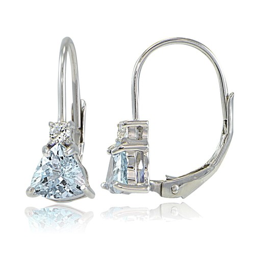 Argent sterling topaze bleu - topaze, &