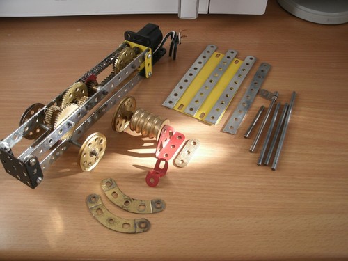 Meccano ancien lot pièces - ancien,