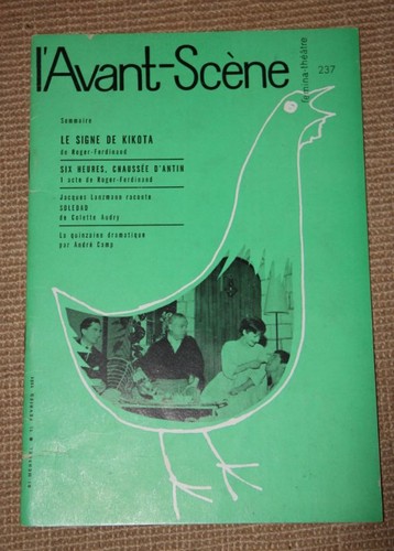Avant scene theatre - l'avant, n°