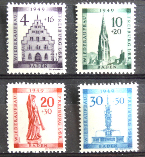 Timbre france 1949 - france, allemagne