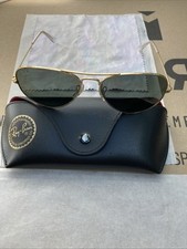 Ray-Ban Aviator Couleur Des Verres Vert, Base Doré