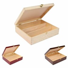 Creative Deco Boîte Caisse à Vin en Bois Cadeau | 3 Bouteilles | 3 Variantes