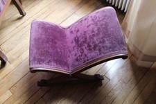 Chaise À Bascule enfant Repose Pieds   Vintage ancien 19e poupée jumeau