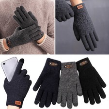 Hiver Femmes Hommes Gants D'hiver Écran Tactile Antidérapant Thermique Chaud /