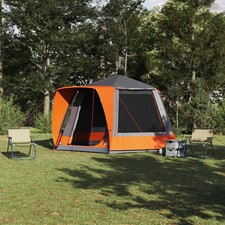 Tente de camping Polyester Abri extérieur Tente familiale Dôme de camping vidaXL