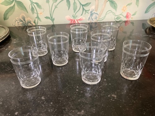Huit verres cristal - , baccarat