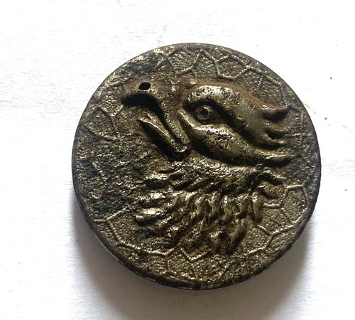 Ancien bouton chasse - de,
