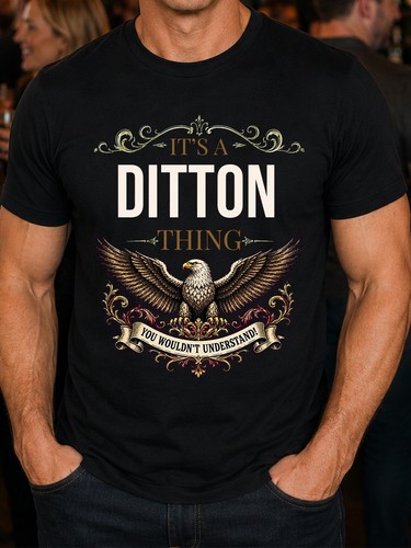 Ditton surname men eagle - men's,