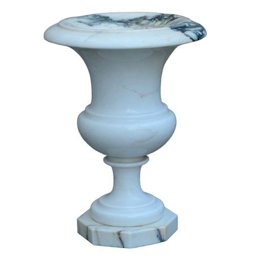 Vase médicis marbre blanc - vase,