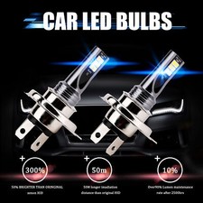 2x H4 LED Voiture Phare CSP