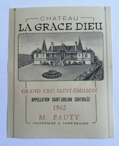 étiquette chateau grace - Étiquette,