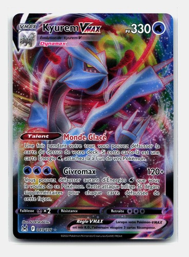 Carte pokemon kyurem vmax - pokemon,