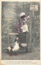 CP FERME DU CHENAY PETITE FERMIERE ET OIE - II - 39039