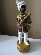 Statuette 30 cm MUSICIEN noir