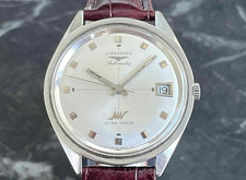 Longines Ultra-Chron Automatique Argent Cadran Cal.431 L Étui 37mm Date Homme