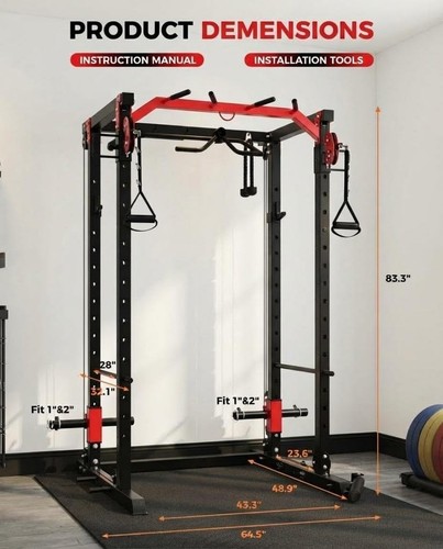Power rack cage 2000 lbs - cage,