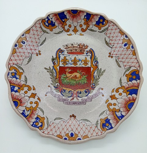 Assiette blason ville - assiette,