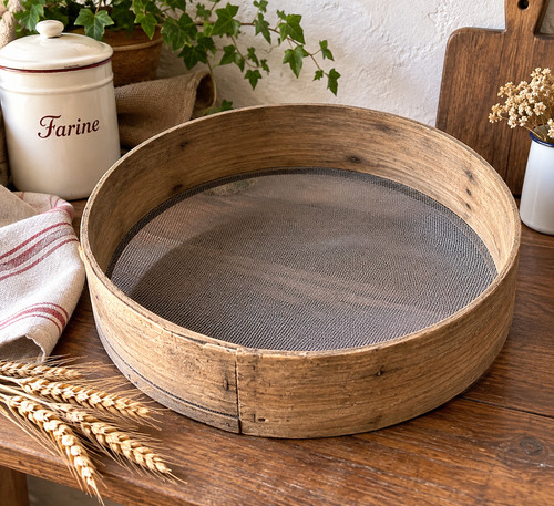 Tamis ancien bois - tamis, en