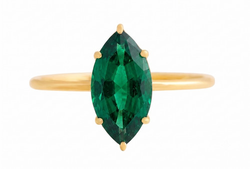 Bague nature émeraude - bague,