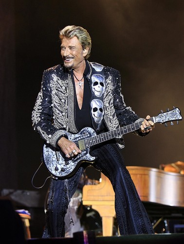 Photo johnny hallyday rock - hallyday,