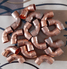 Lot 18 coudes a souder - diametre 12 F/F - pour tuyau de cuivre eau