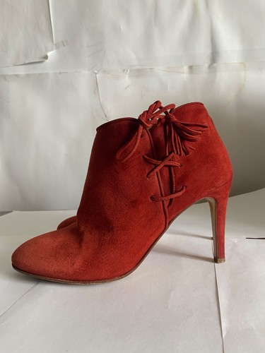 Sézane high penny red suide - sézane,