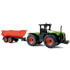 CLAAS XERION 5000 WITH TRAILER