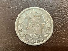 1/2 Franc Louis XVIII 1817 A
