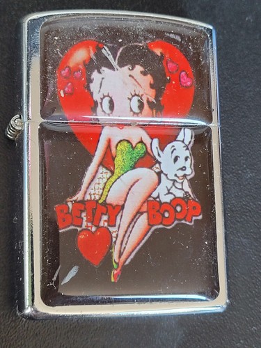 Briquet metal betty - metal, chien