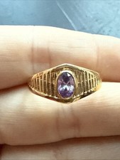 Ancienne Bague Plaquer Or 18k