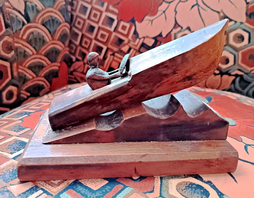 Sculpture bois art déco - sculpture,