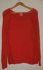 MAGNIFIQUE PULL ROUGE MISS CAPTAIN MANCHES LONGUES TAILLE 3 EN TRES BON ETAT