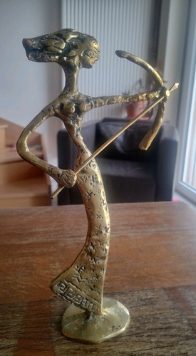Artémis statuette bronze - statuette,