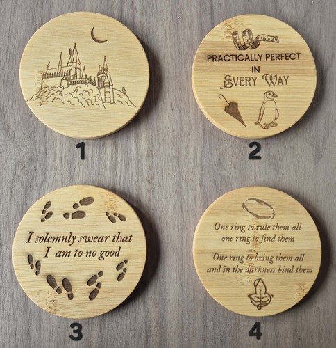 Dessous verre bois - de,