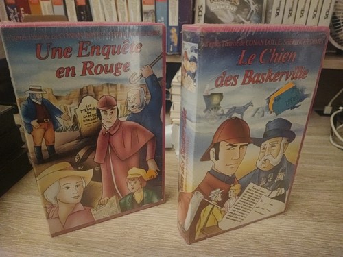 Cassettes vhs sherlock - cassettes, k7