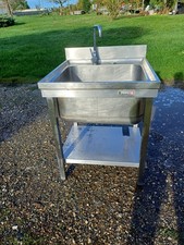 Plonge Inox  de Collectivité 1 Bac