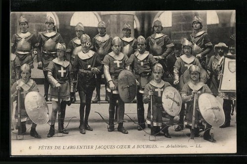 Cpa bourges fete historique - cpa,