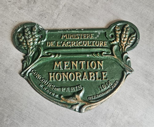 Rare plaque concours général - concours,