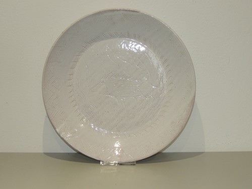 Ancien grand plat - plat, en