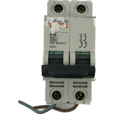 Disjoncteur 400V 6000  10kA IEC947.2  24201  MERLIN GERIN Multi 9  C60N  C10