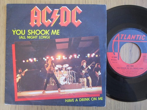 45t acdc you shook - me, +