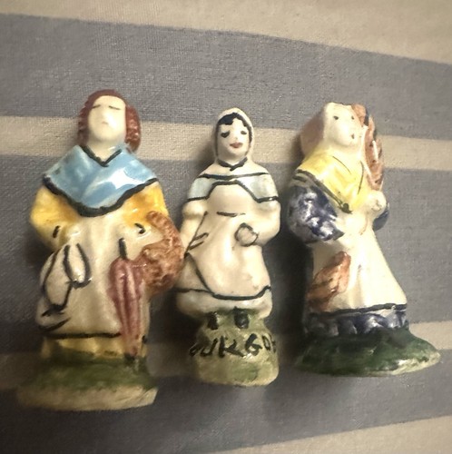 Fèves crèche peint - crèche,