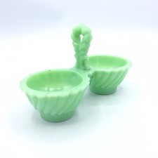 Salière verre opaline de