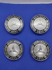 LOT 4 Caches Moyeu Emblème Mercedes Logo Jantes Centre Roue Noir 60 mm ne Black 