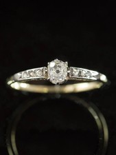 Antique Art Déco Diamant 10K