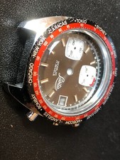 Ensemble boite + cadran NOS pour chronographe Lasita / Valjoux 7765