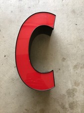 Letter "C" Illuminated Sign